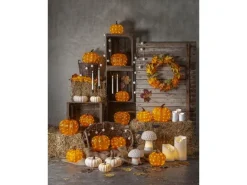 Star Trading Lichterkette Herbstkranz, 30 LEDs, Ø 45 cm,