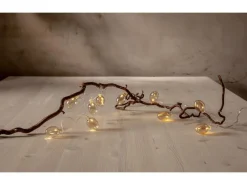 Star Trading Lichterkette Shimmer, 10 LEDs, 1.35 m, Beige