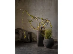 Star Trading Lichterkette Solar Dew Drop Micro, 100 LEDs, 740 cm, Grün