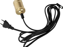 Star Trading Pendelleuchte CLASSICAL Schwarz / Messing