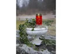 Star Trading Solar Kerze Hearty Warmweiss, 1 LED