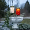 Star Trading Solar Kerze Hearty Warmweiss, 1 LED