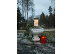 Star Trading Solar Kerze Hearty Warmweiss, 1 LED