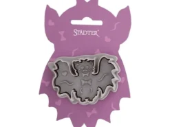 Städter Präge-Ausstecher Fledermaus 4.3 x 6 cm, Grau