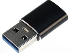 STEFFEN Adapter USB-A zu USB-C USB-A Stecker - USB-C Buchse