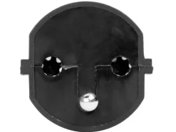 STEFFEN Fixadapter SchuKo Konturenstecker – T12 schwarz