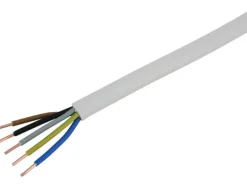 STEFFEN Installationskabel TT 5x 2.5 mm2 33 m Weiss