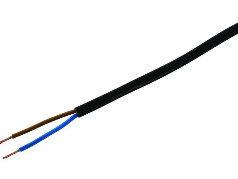 STEFFEN Installationskabel TD 2 x 1.0 mm², 100 m Schwarz