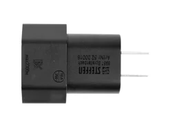 STEFFEN Reiseadapter T11 / USA, Schwarz