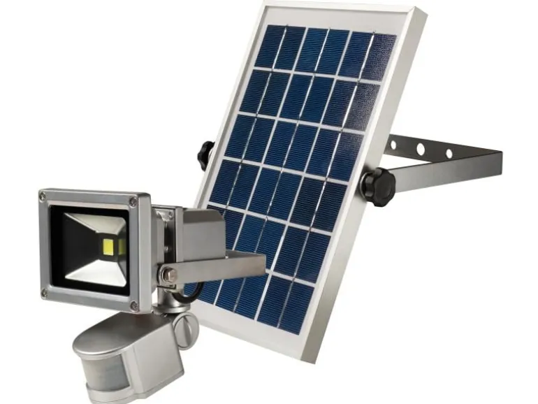STEFFEN Strahler SOLAR 10W mit Bewegungsmelder und Panel