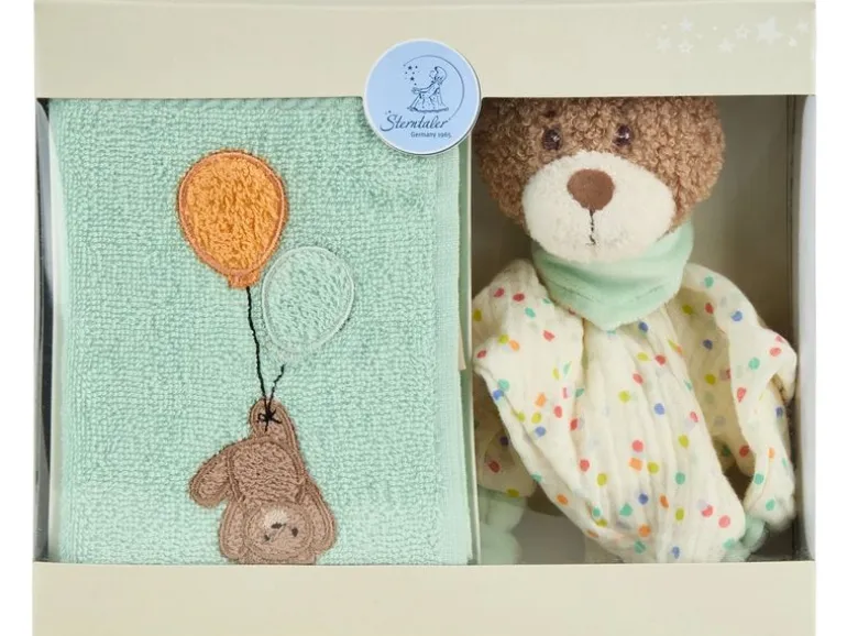 Sterntaler Geschenkset Bär Bo Mintgrün
