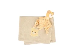 Sterntaler Geschenkset Löwe Leo Kinderhandtuch und Schmusetuch