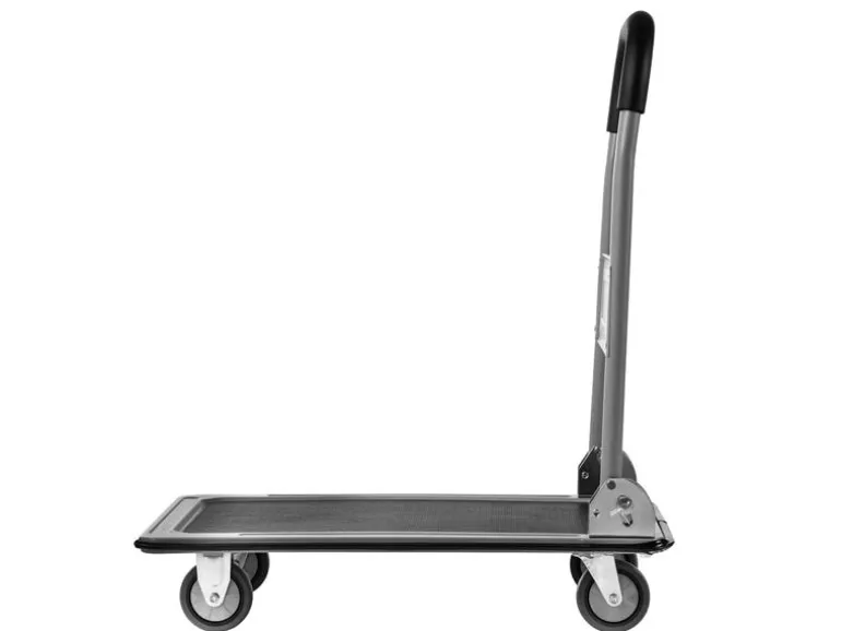 STRUCT Plattformwagen 150 kg, Grau/Schwarz