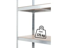 STRUCT Schwerlastregal B100 mit 5 Tablaren