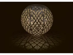 STT Windlicht Solar Antic Ball Emilia, Ø 30 cm, Marineblau