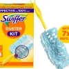 Swiffer Staubmagnet mit Griff 7 Stück, Blau/Gelb