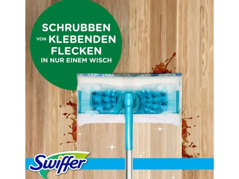Swiffer Wischmopp Starter-Set 7-teilig, Blau