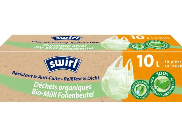 Swirl Grüngut-Müllbeutel 10 l, 10 Stück