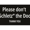 Swissmeme Scherzartikel Sticker: Schletz