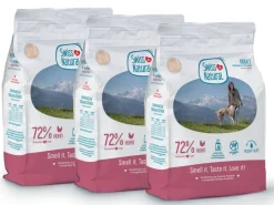 Swiss Natural Halbfeuchtfutter Adult Soft, Huhn & Kartoffeln, 12 kg