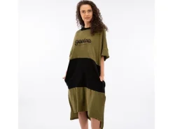 Switcher Badeponcho Geelee Beach Olive/Noir, One Size