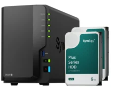 Synology NAS DiskStation DS225+ 2-bay 2x 6 TB HDD Synology Plus