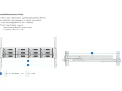 Synology Rackmount-Kit Rail Kit RKS-02 Sliding