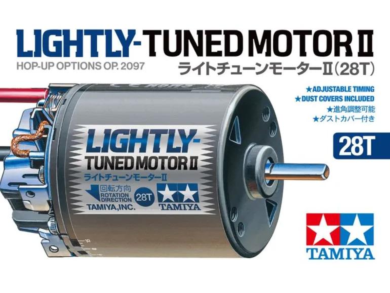 Tamiya Brushed Motor Lightly Tuned Motor II 28T