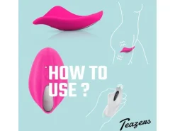 Teazers Panty Pleasure Klitoris Vibrator Rosa Rosa