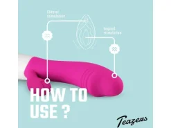 Teazers Realistischer Rabbit Vibrator pink Rosa