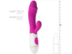 Teazers Realistischer Rabbit Vibrator pink Rosa