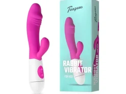 Teazers Realistischer Rabbit Vibrator pink Rosa