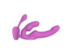 Teazers Strapless StrapOn mit Analplug Pink Rosa