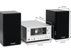 Technisat Micro-HiFi Anlage Viola 710 CD IR Schwarz/Silber