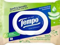 Tempo Feuchttücher sanft & sensitiv Aloe Vera 42 Stück