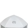 tenty Laufgitter Set Grau, inkl. Matratze und Dach
