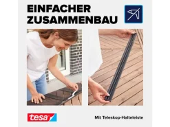 tesa Insektenschutz Lamellentür Teleskopierbar für Terrassentüren
