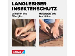 tesa Insektenschutz Lamellentür Teleskopierbar für Terrassentüren