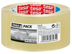 tesa Klebeband tesapack Standard 4024 50 mm x 66 m, Transparent