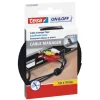 tesa Klettband-Rolle Velcro 10 mm x 5 m, Schwarz