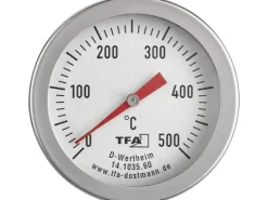 TFA Dostmann Backofenthermometer Profi, Edelstahl, mit langem Fühler