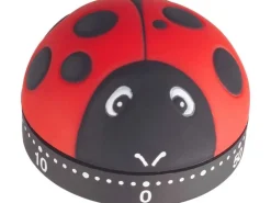 TFA Dostmann Küchentimer Marienkäfer Rot/Schwarz