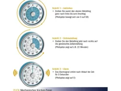 TFA Dostmann Küchentimer Puck Anthrazit