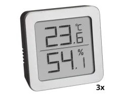 TFA Dostmann Thermo-/Hygrometer Digital 3er-Set
