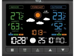 TFA Dostmann Wetterstation Contrast Schwarz