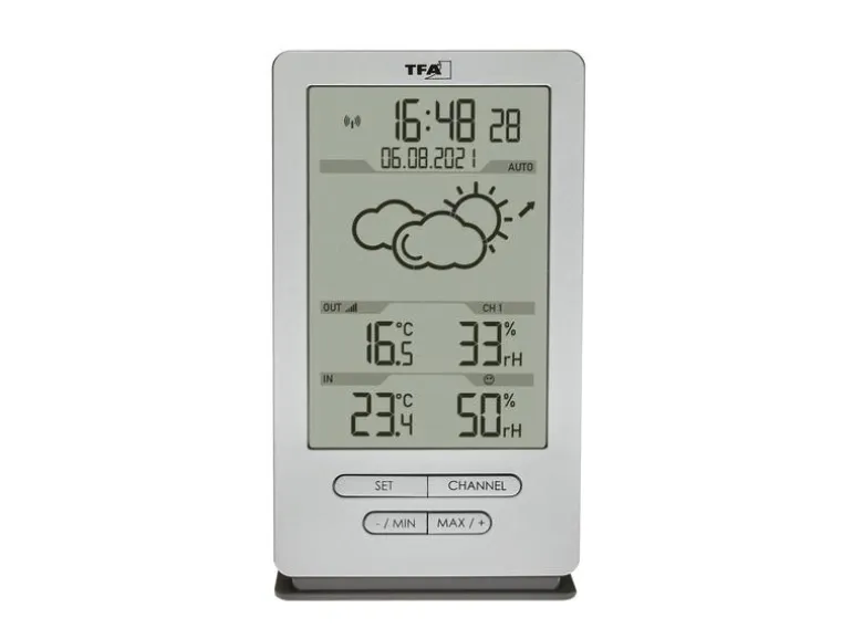 TFA Dostmann Wetterstation Xena, Silber