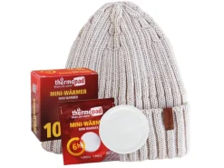 Thermopad multi BEANIE Merino inkl. 10 Miniwärmer - Creme