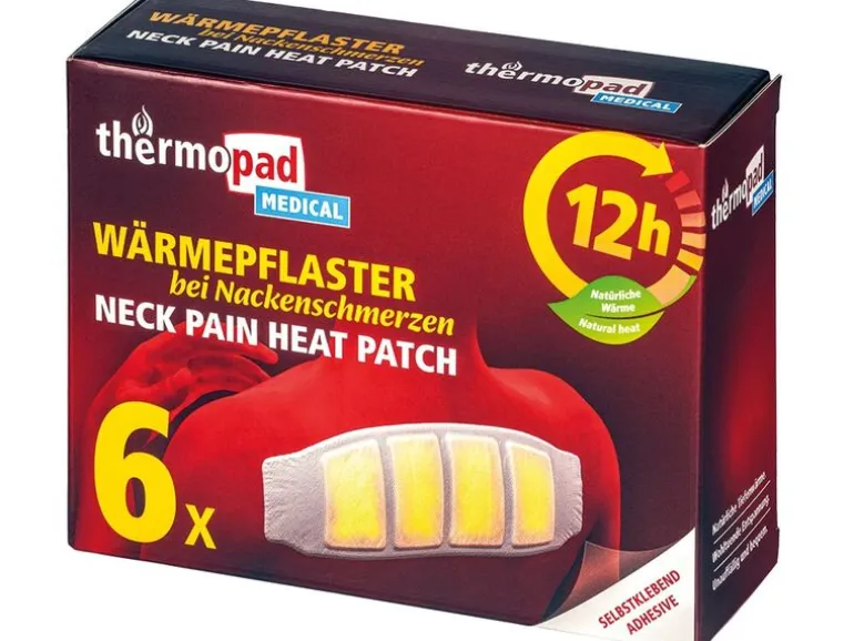 Thermopad Wärmepflaster bei Nackenschmerzen 6er Box