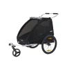 Thule Veloanhänger Coaster XT Zweisitzer, Schwarz