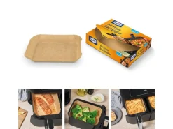 Toppits Backpapier für Heissluftfritteusen 20 Stück, rechteckig